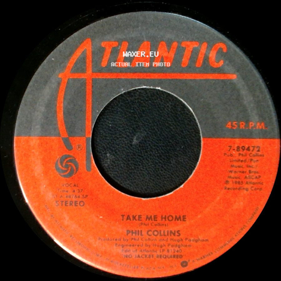 Phil Collins - Only You Know And I Know / Take Me Home side B