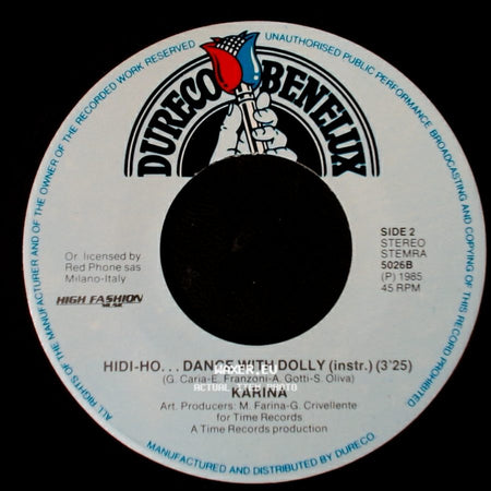 Karina - Hidi-Ho... Dance With Dolly / Hidi-Ho... Dance With Dolly (Instr.) side B