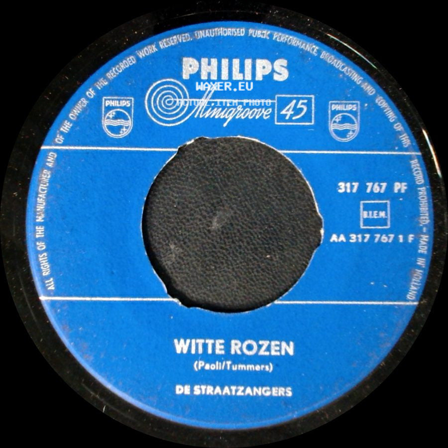 De Straatzangers - Witte Rozen / Vier Lange Jaren side A