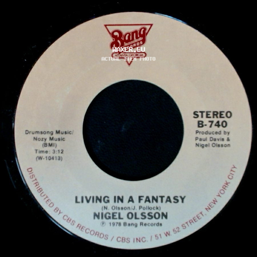 Nigel Olsson - Living In A Fantasy / Dancin' Shoes side A