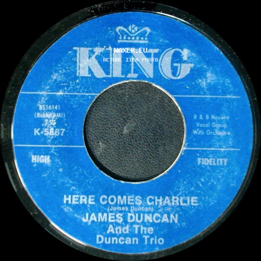 James Duncan And The Duncan Trio - My Pillow Stays Wet / Here Comes Charlie side B
