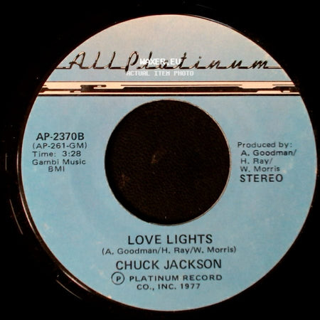 Chuck Jackson - One Of Those Yesterdays / Love Lights side B