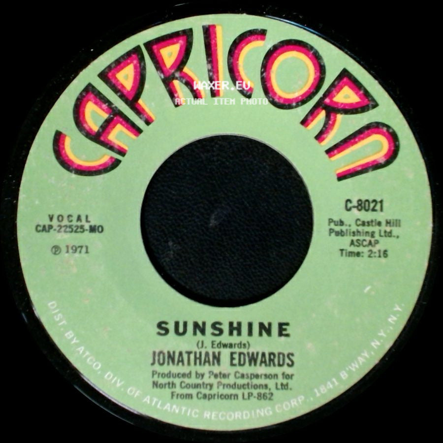 Jonathan Edwards - Sunshine / Emma side A