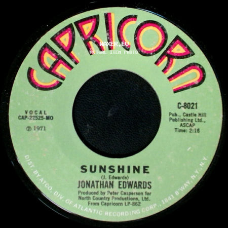 Jonathan Edwards - Sunshine / Emma side A