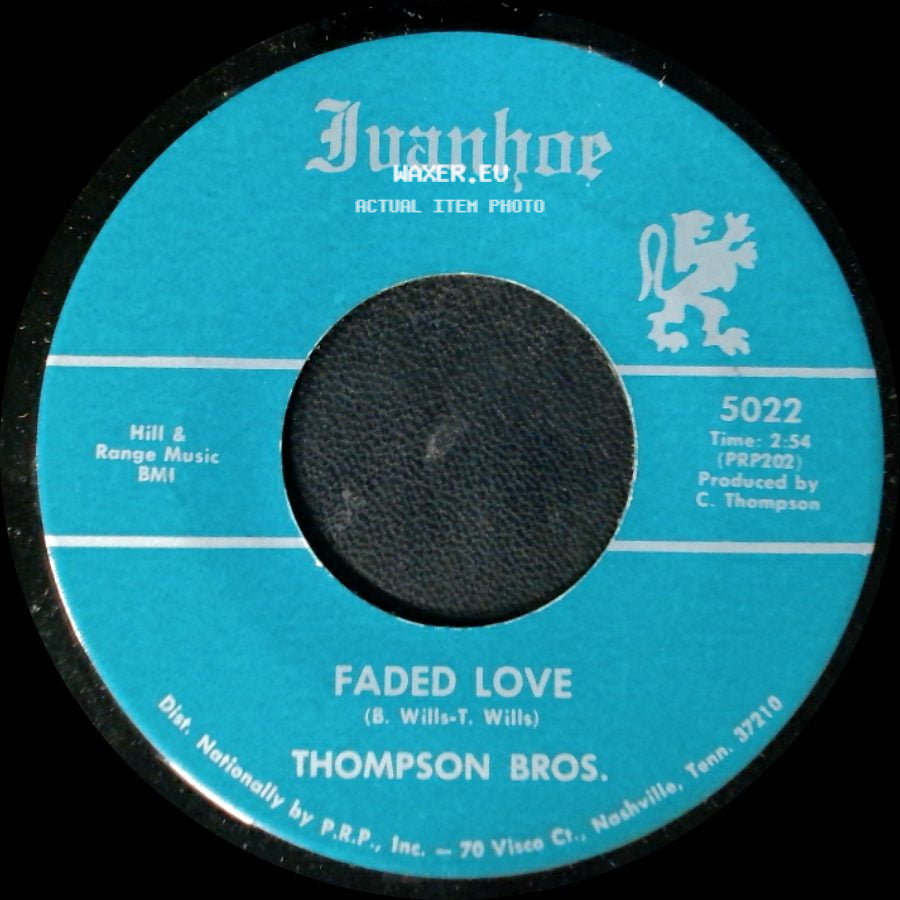 Thompson Bros. - Walk Away / Faded Love side B