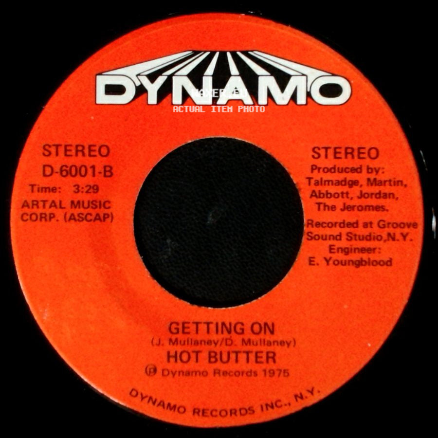 Hot Butter - Getting Off / Getting On side B