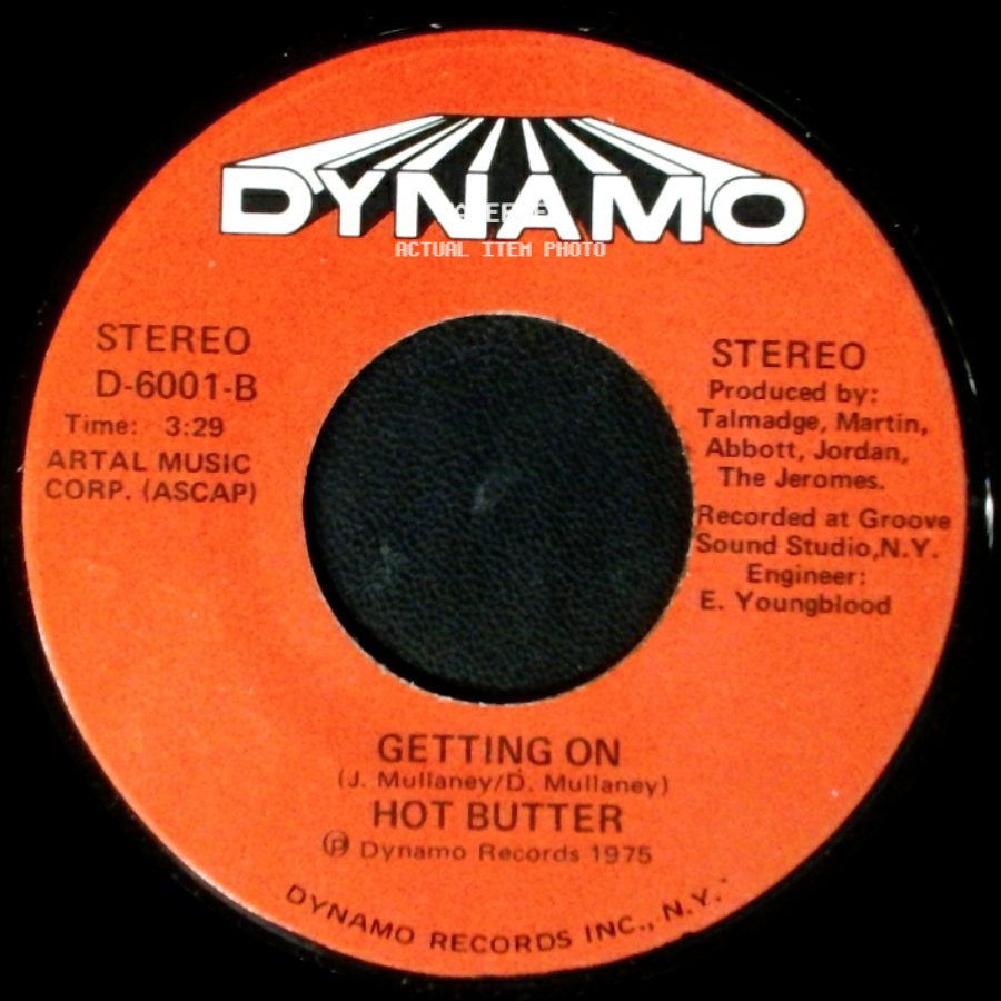 Hot Butter - Getting Off / Getting On side B