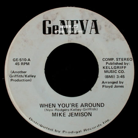 Mike Jemison - When You're Around / When You're Around side B