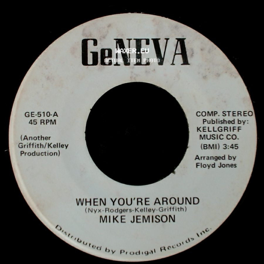 Mike Jemison - When You're Around / When You're Around side B