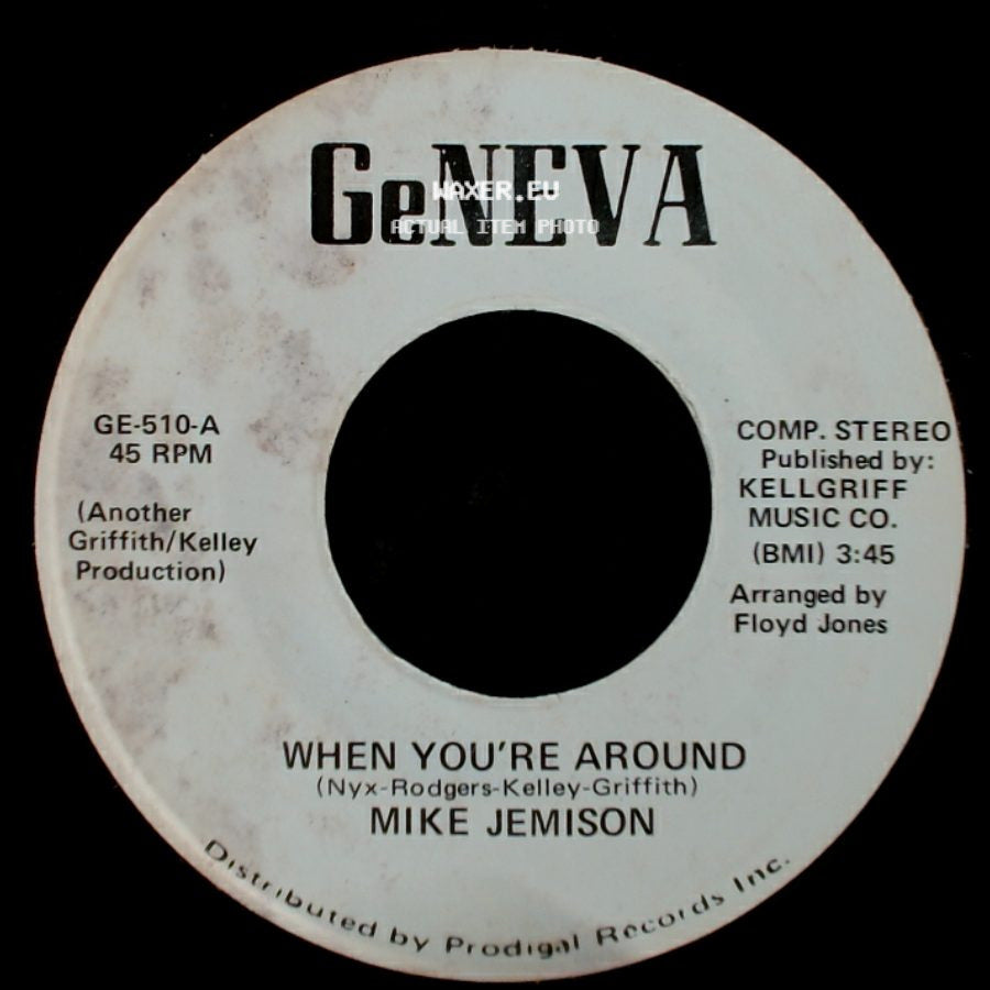 Mike Jemison - When You're Around / When You're Around side B