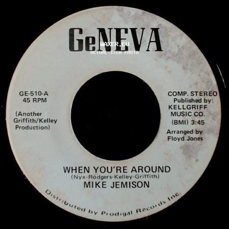 Mike Jemison - When You're Around / When You're Around side B