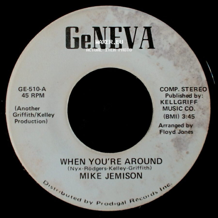 Mike Jemison - When You're Around / When You're Around side B