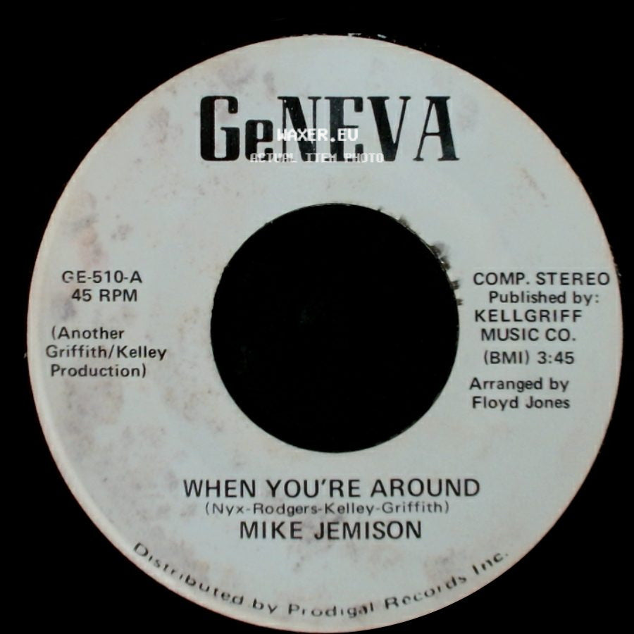Mike Jemison - When You're Around / When You're Around side B