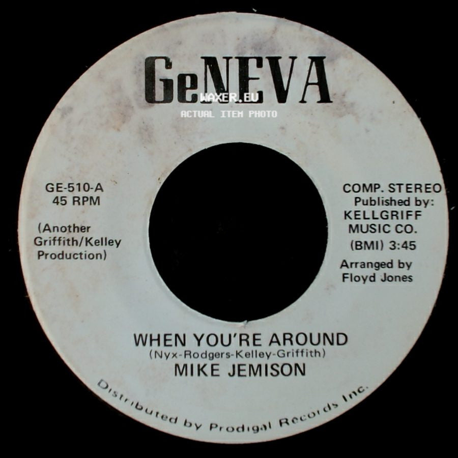 Mike Jemison - When You're Around / When You're Around side B