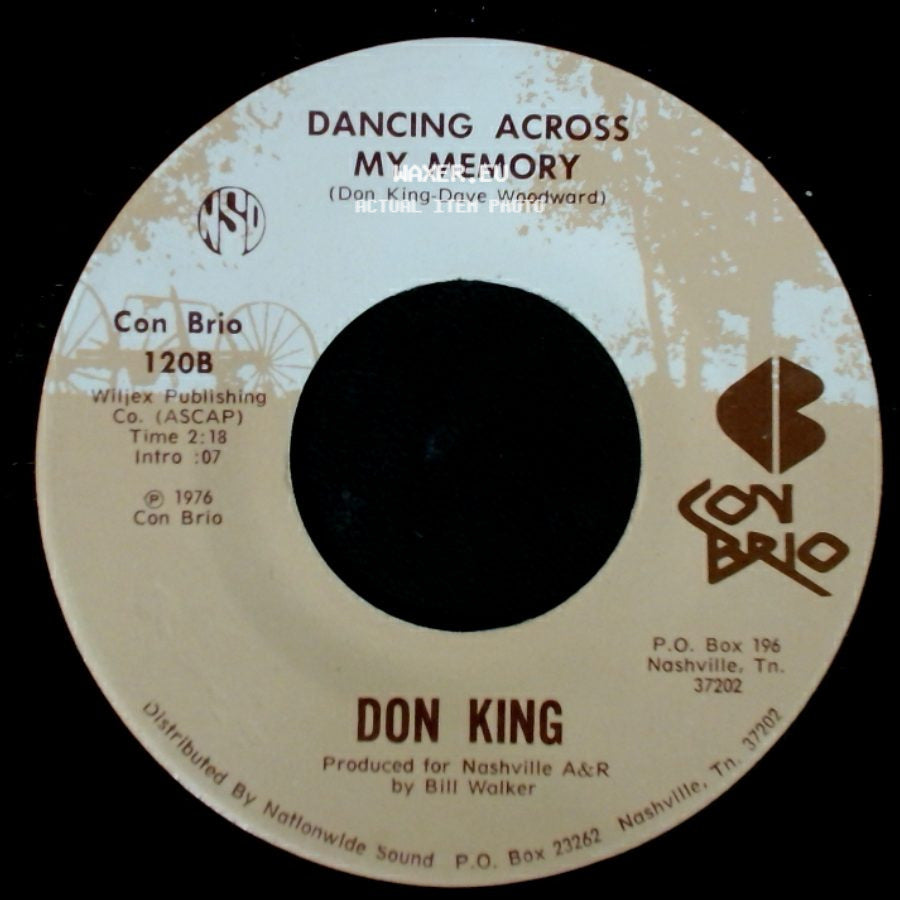 Don King - Dancing Across My Memory / She's The Girl Of My Dreams side A