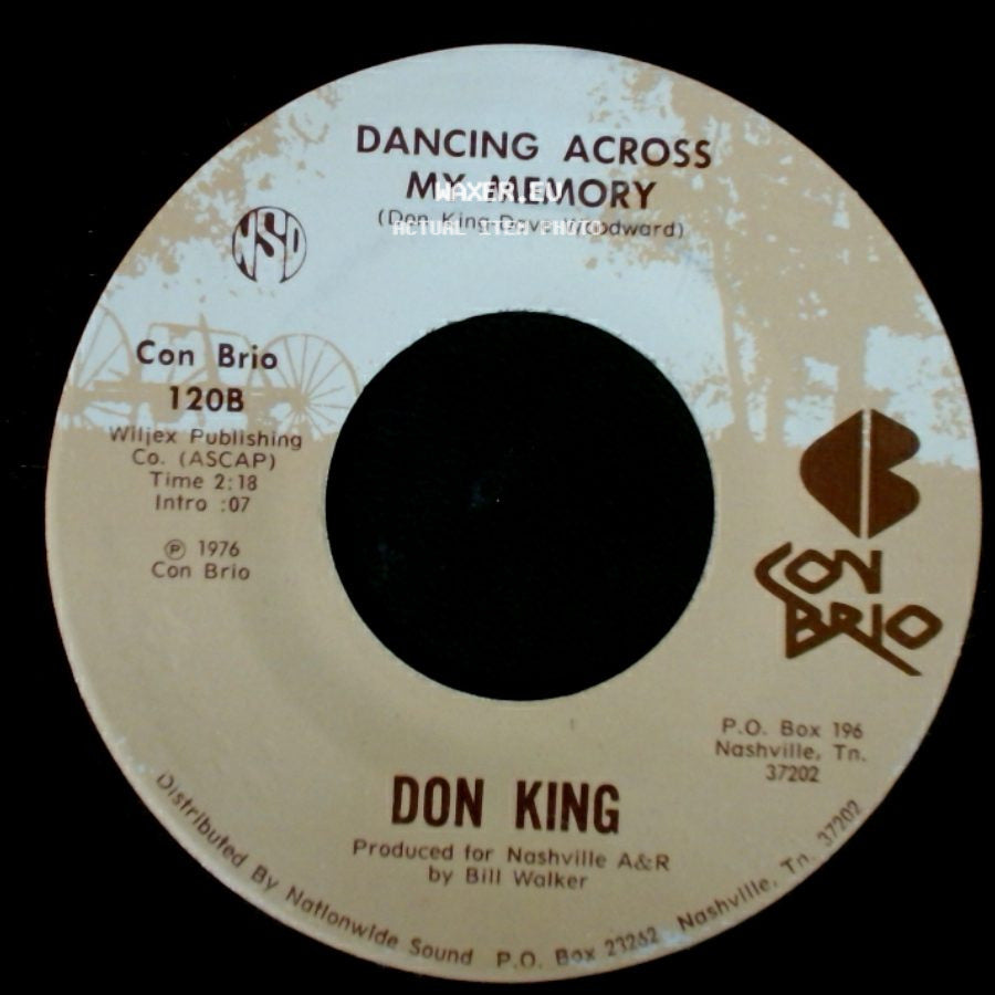 Don King - Dancing Across My Memory / She's The Girl Of My Dreams side A