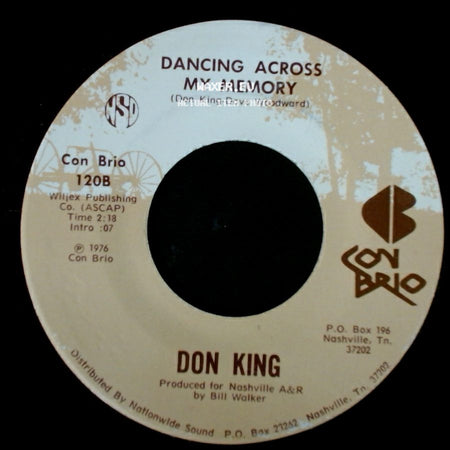 Don King - Dancing Across My Memory / She's The Girl Of My Dreams side A