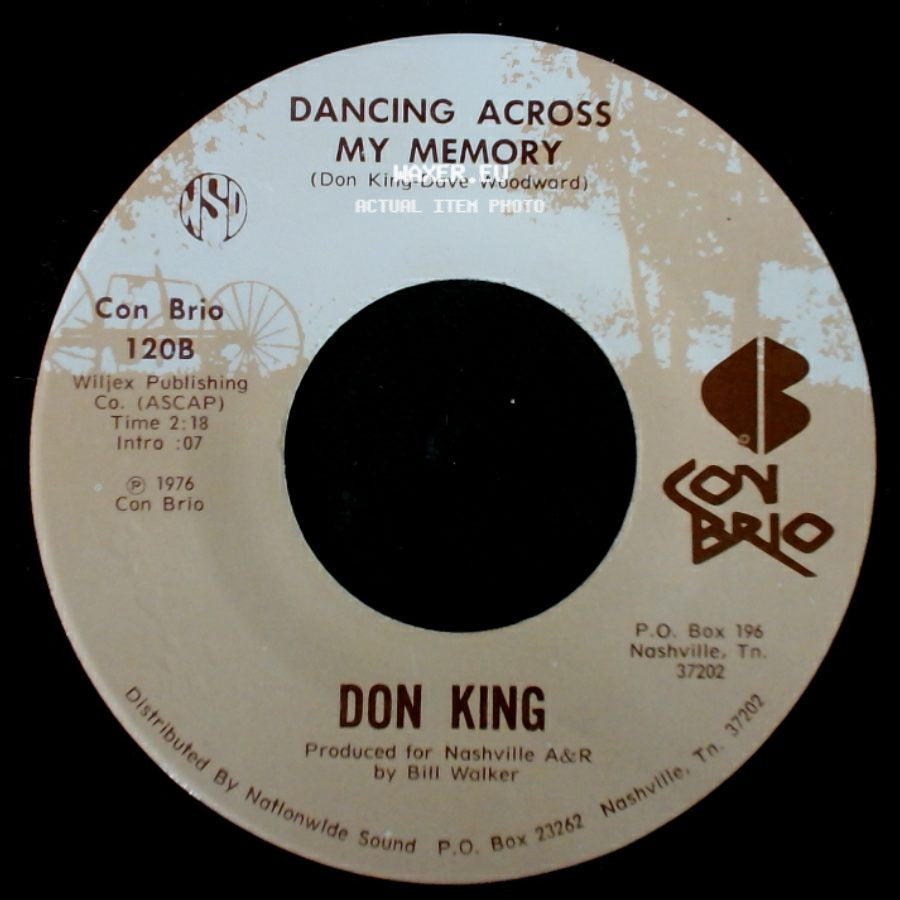 Don King - She's The Girl Of My Dreams / Dancing Across My Memory side B