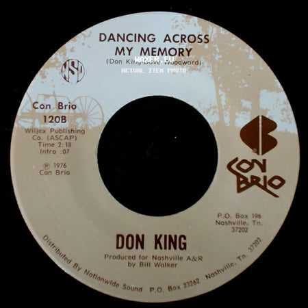 Don King - She's The Girl Of My Dreams / Dancing Across My Memory side B