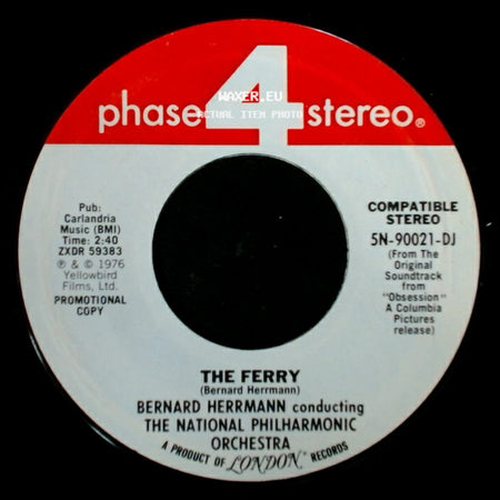 Bernard Herrmann Conducting The National Philharmonic Orchestra - The Ferry / Valse Lente side A