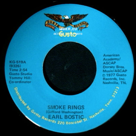 Earl Bostic - Smoke Rings / Deep Purple side A