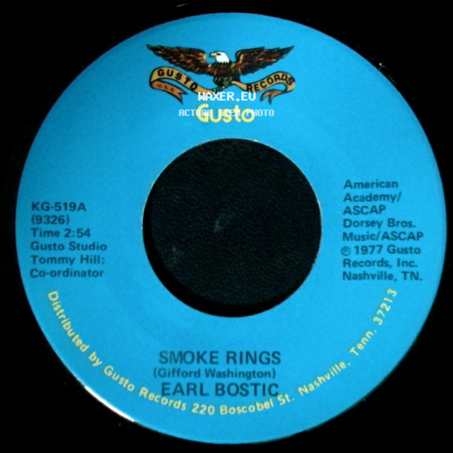 Earl Bostic - Smoke Rings / Deep Purple side A
