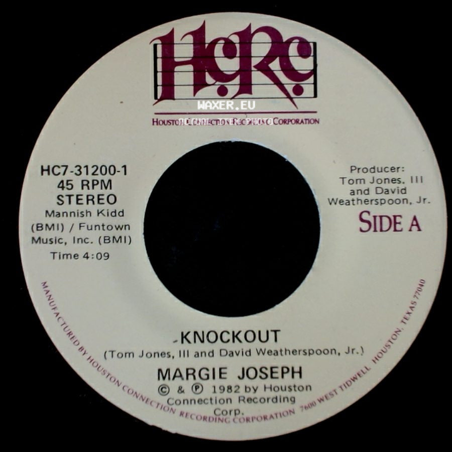 Margie Joseph - Knockout / Knockout (Part Ii) side A