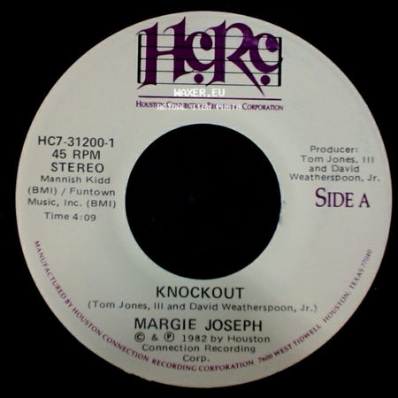 Margie Joseph - Knockout / Knockout (Part Ii) side A