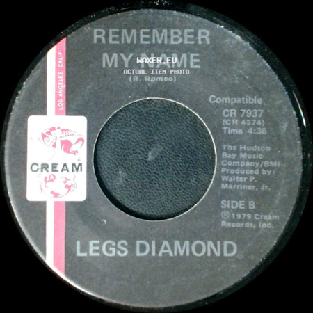 Legs Diamond - Help Wanted / Remember My Name side B