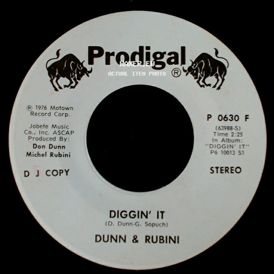 Dunn & Rubini - Diggin' It / Diggin' It side A