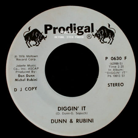 Dunn & Rubini - Diggin' It / Diggin' It side B