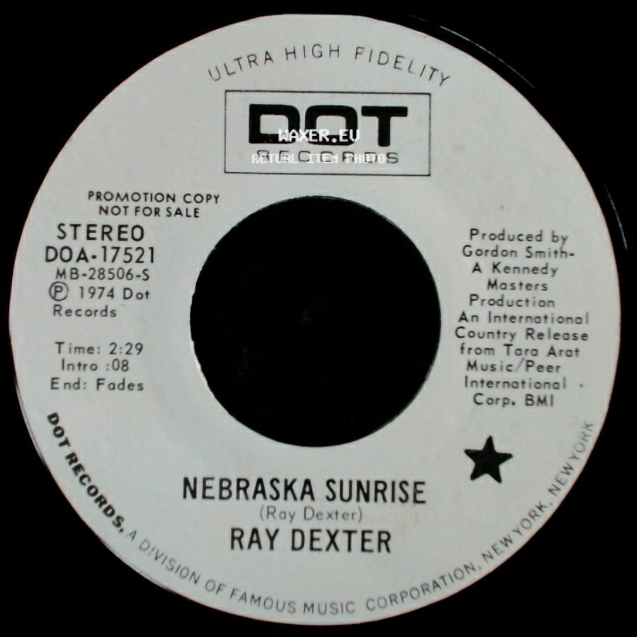 Ray Dexter - Nebraska Sunrise / Nebraska Sunrise side B