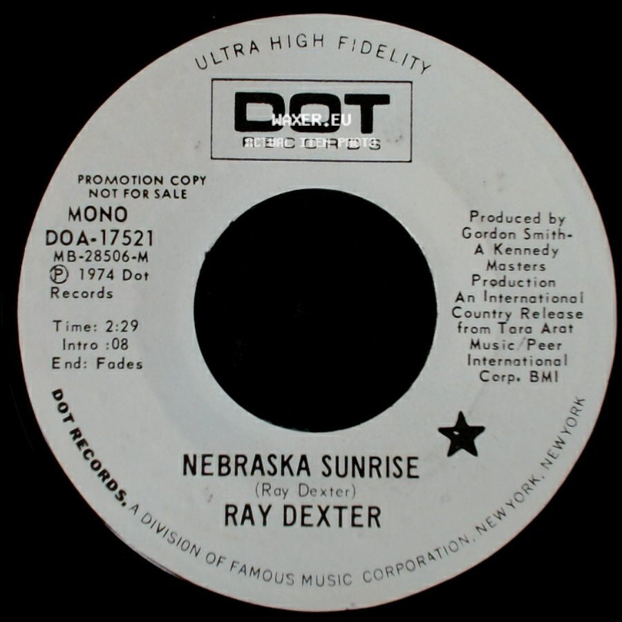 Ray Dexter - Nebraska Sunrise / Nebraska Sunrise side A