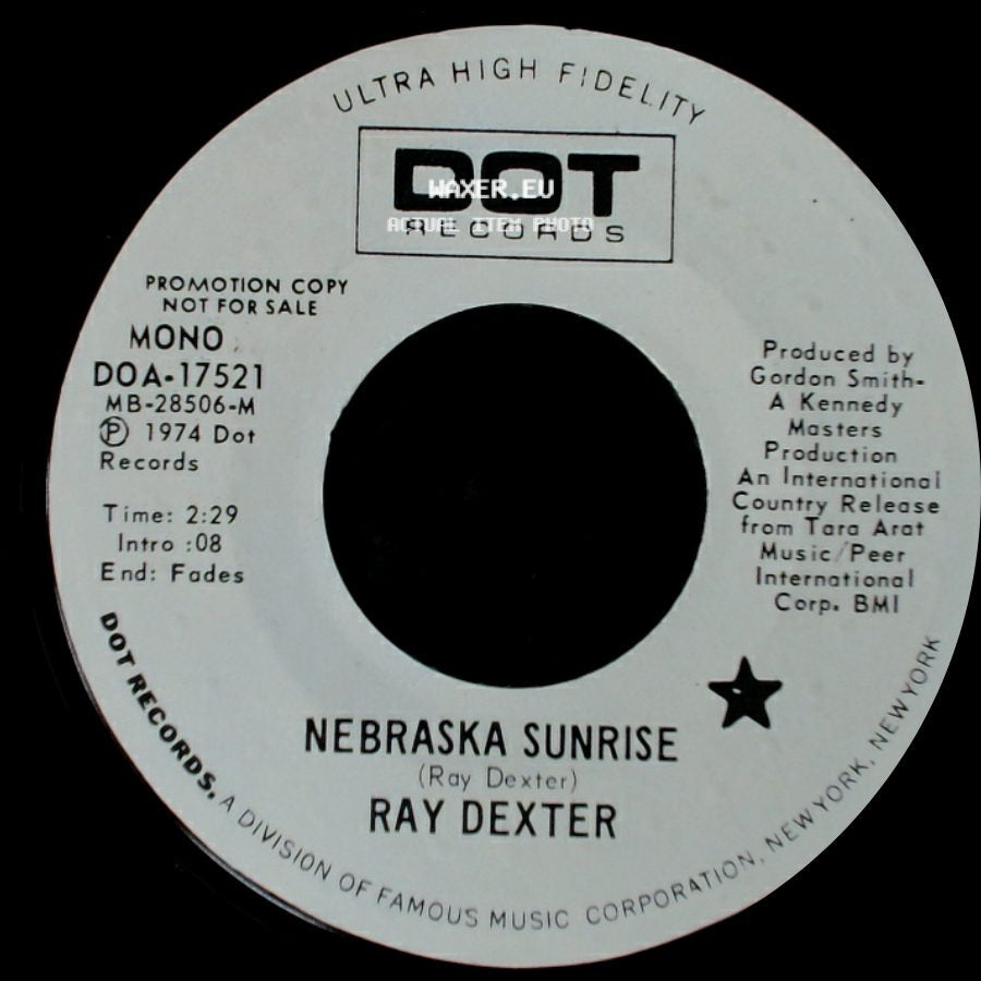 Ray Dexter - Nebraska Sunrise / Nebraska Sunrise side B