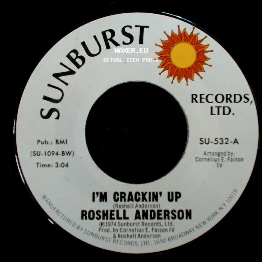 Roshell Anderson - I'm Crackin' Up / Moonlight Trip side A