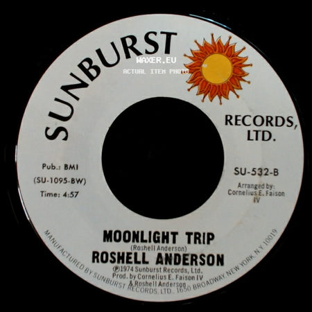 Roshell Anderson - Moonlight Trip / I'm Crackin' Up side A