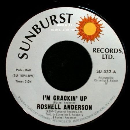 Roshell Anderson - Moonlight Trip / I'm Crackin' Up side B