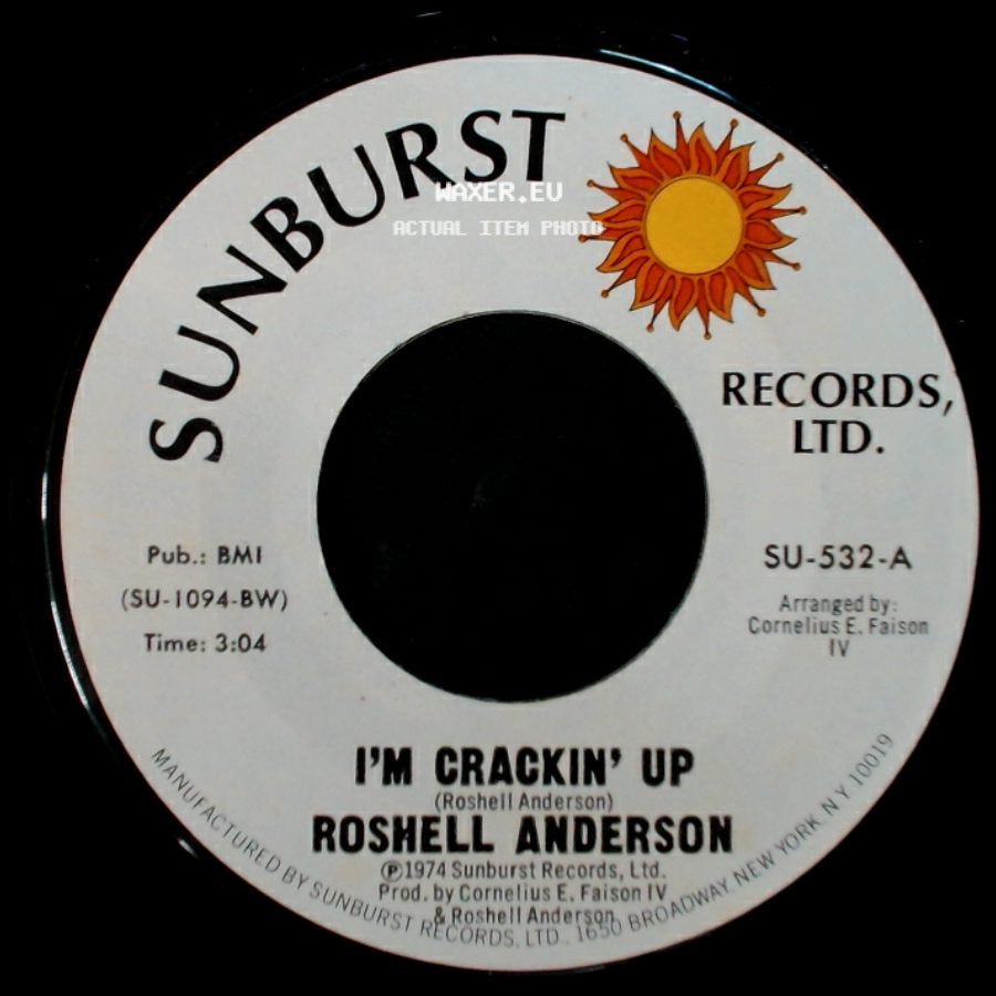 Roshell Anderson - I'm Crackin' Up / Moonlight Trip side A