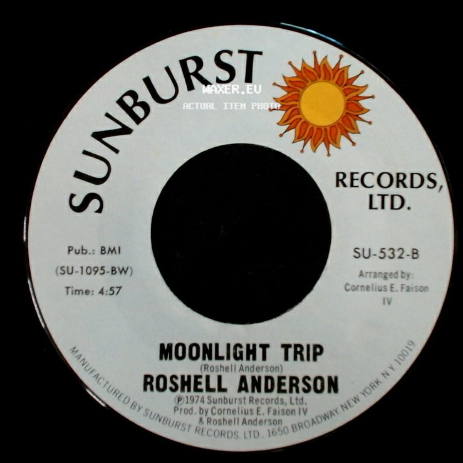 Roshell Anderson - Moonlight Trip / I'm Crackin' Up side A
