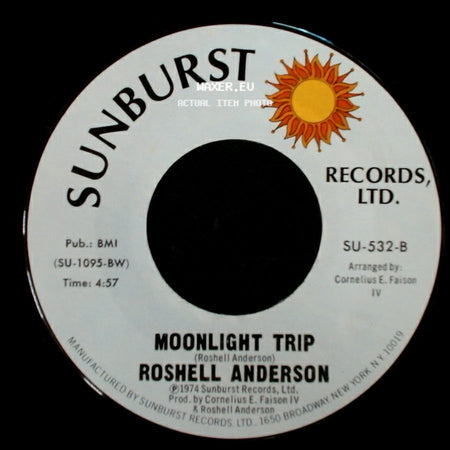 Roshell Anderson - Moonlight Trip / I'm Crackin' Up side A