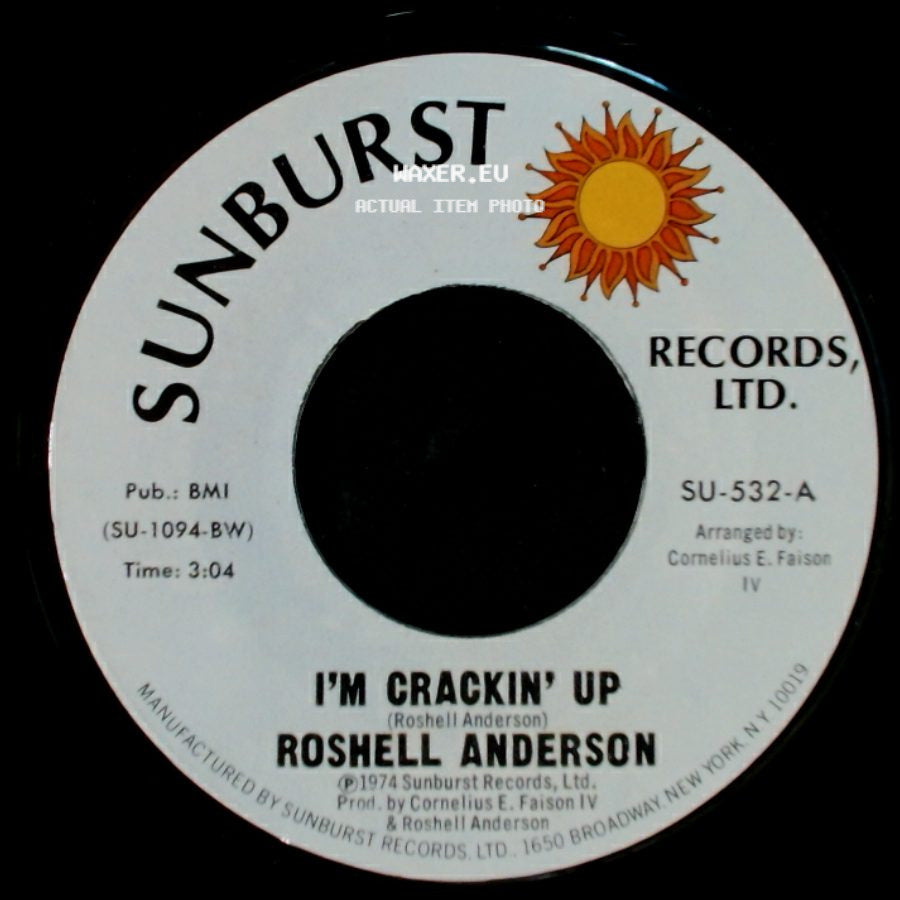 Roshell Anderson - I'm Crackin' Up / Moonlight Trip side A