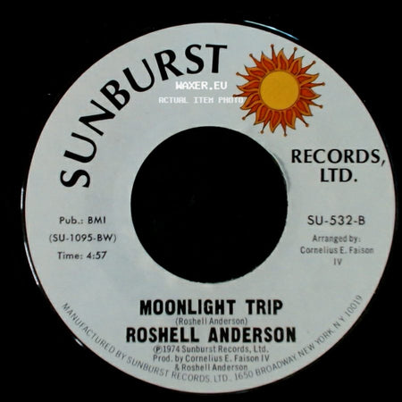 Roshell Anderson - I'm Crackin' Up / Moonlight Trip side B