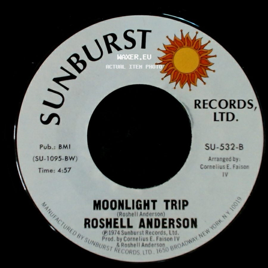 Roshell Anderson - I'm Crackin' Up / Moonlight Trip side B