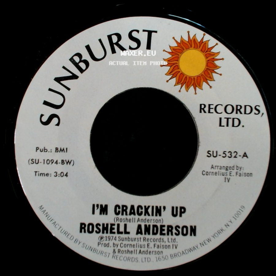 Roshell Anderson - I'm Crackin' Up / Moonlight Trip side A