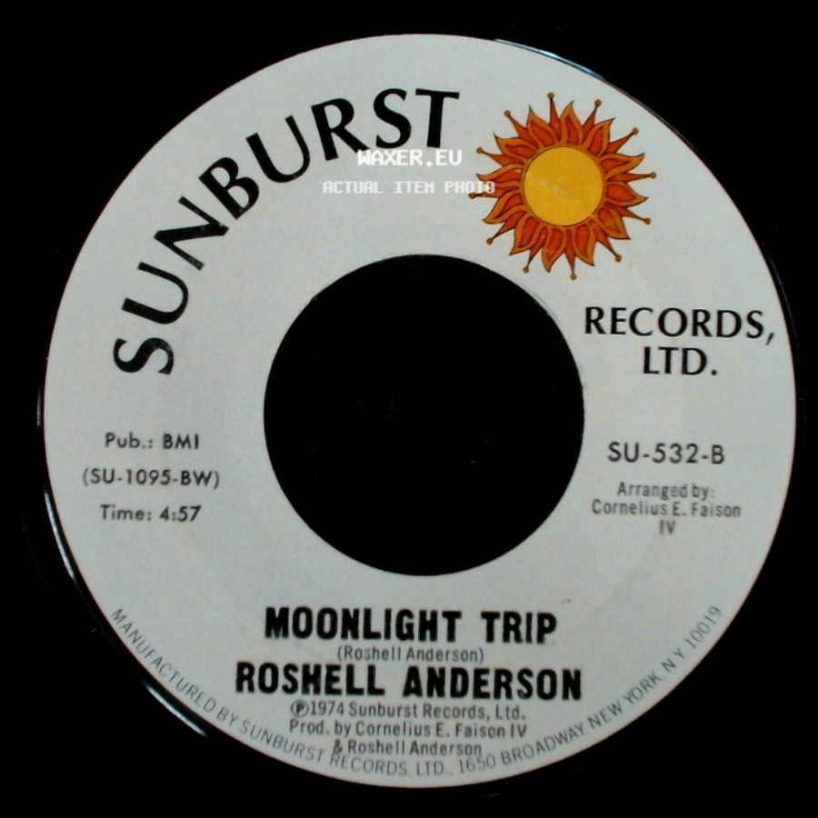 Roshell Anderson - I'm Crackin' Up / Moonlight Trip side B