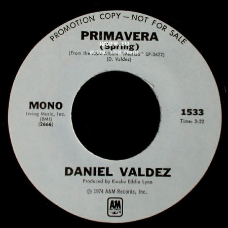 Daniel Valdez - Primavera (Spring) / Primavera (Spring) side B