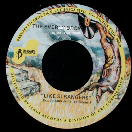 The Everly Bros. - Brand New Heartache / Like Strangers side B