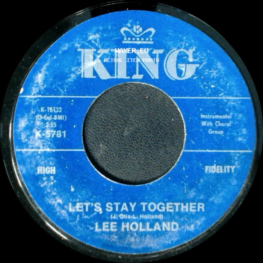 Lee Holland - Give Me Back My Heart / Let's Stay Together side B