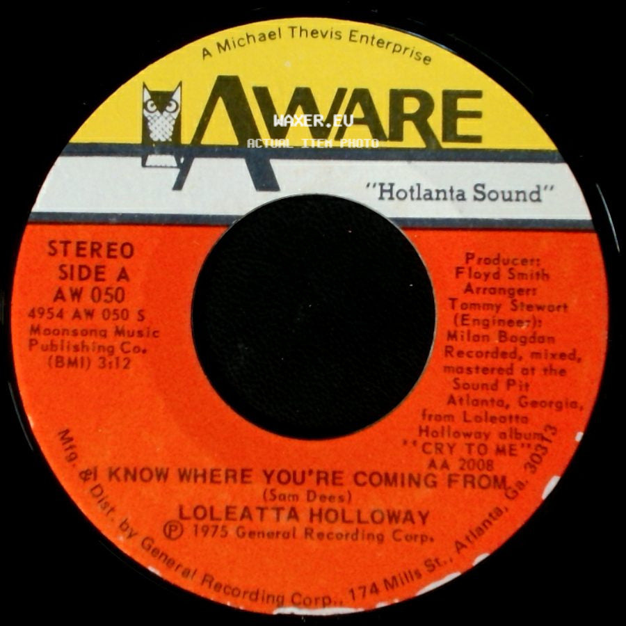 Loleatta Holloway - I Know Where You're Coming From / The Show Must Go On side A
