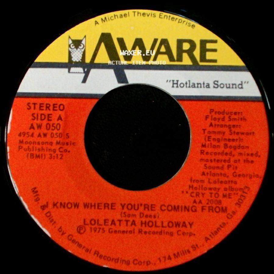 Loleatta Holloway - Know Where You're Coming From / The Show Must Go On side A
